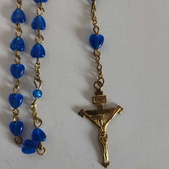 Rosary Plastic Hearts *AS IS* - Picture 3 of 6